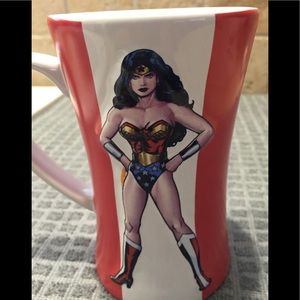 Wonder Woman embossed mug 5” tall perfect.